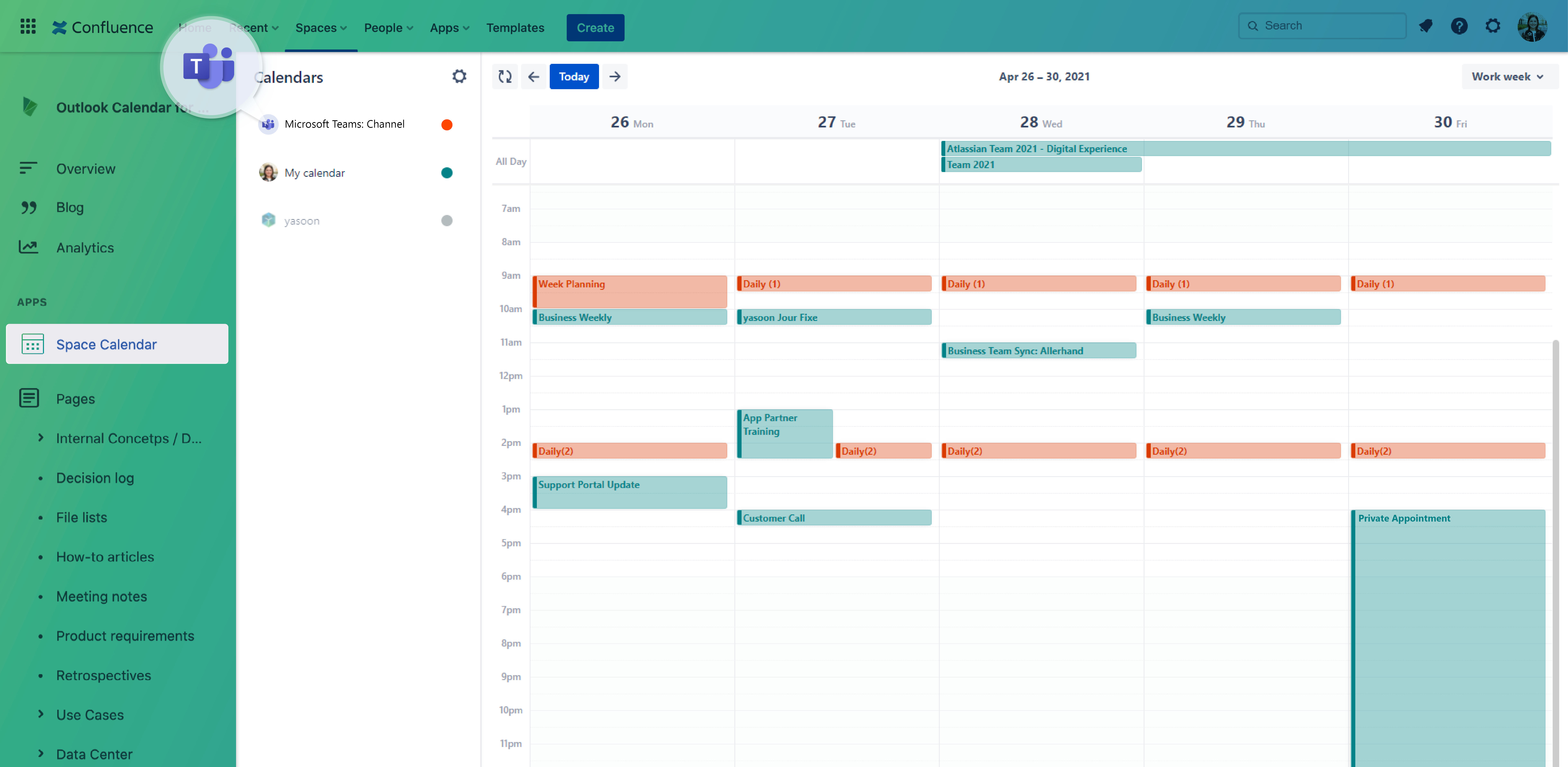 Outlook Calendars for Confluence_Microsoft Teams calendars.png